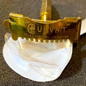 Old time gold Razor Made By Curvfit